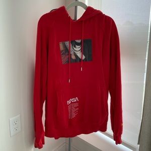 Heron Preston Red Hoodie